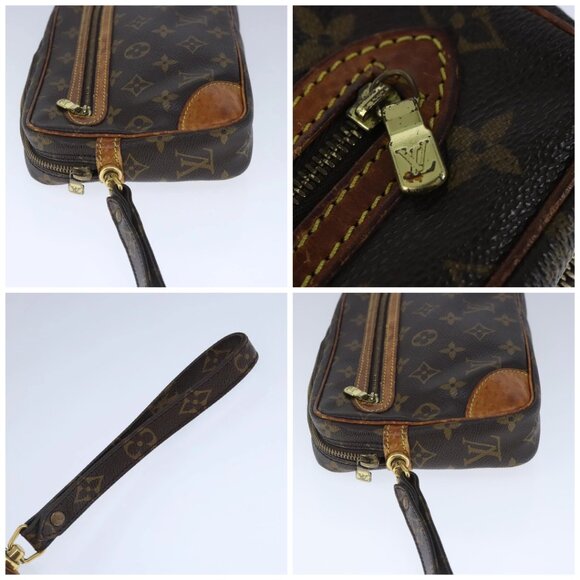 LOUIS VUITTON Monogram Marly Dragonne GM Clutch Bag M51825 LV Auth ar12931 - Picture 16 of 16